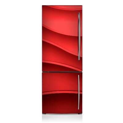 Magnetic fridge cover Red texture