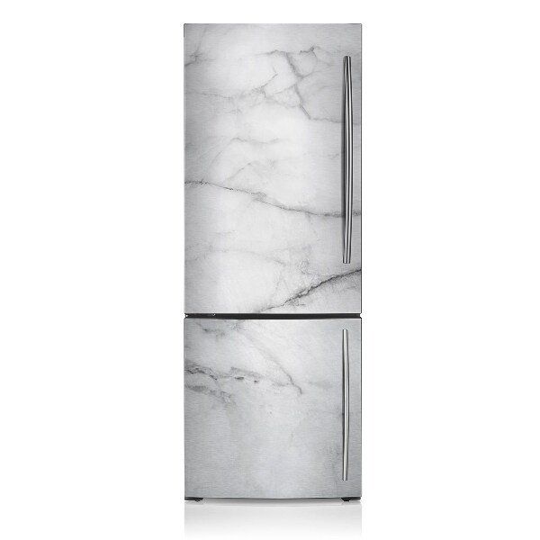 Magnetic fridge cover Gray marble