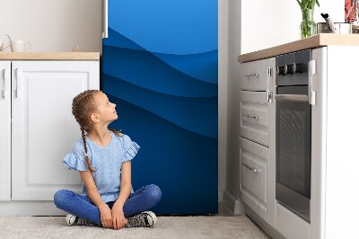 Magnetic fridge cover Blue passage