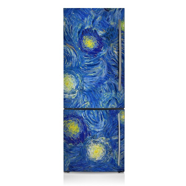 Magnetic fridge cover A flowering almond tree