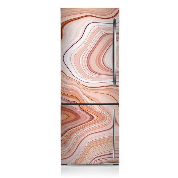 Magnetic fridge cover Abstract ecru