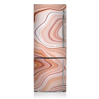 Magnetic fridge cover Abstract ecru