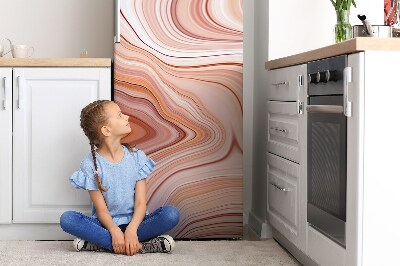 Magnetic fridge cover Abstract ecru