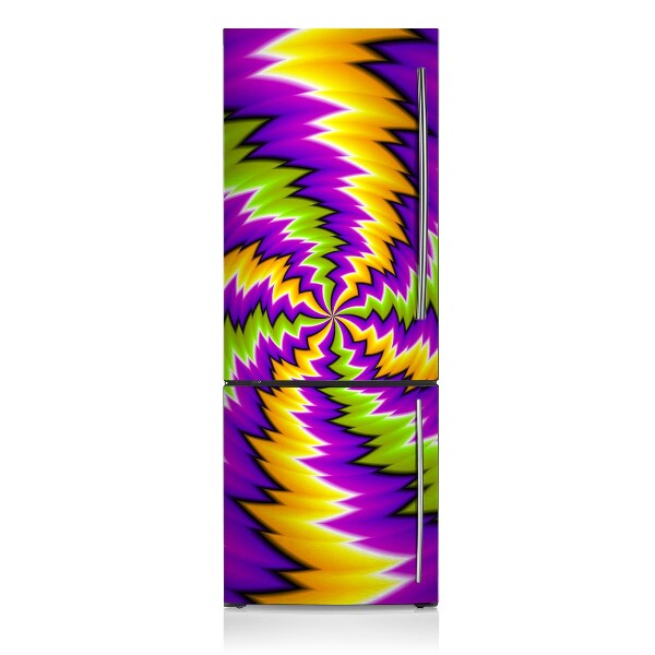 Magnetic fridge cover Wirowa abstraction