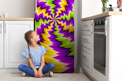 Magnetic fridge cover Wirowa abstraction