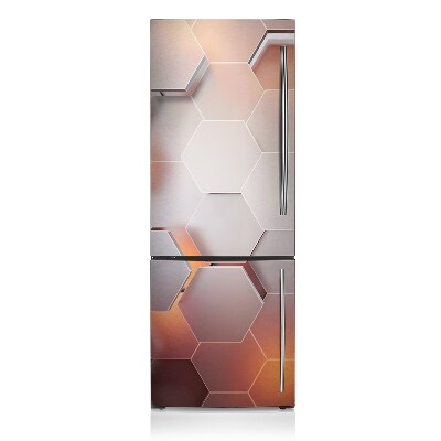 Magnetic fridge cover Abstract witches