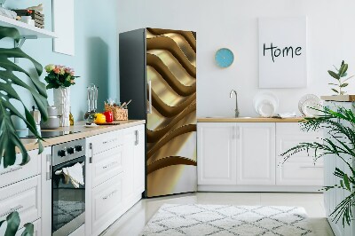 Magnetic fridge cover Golden elements