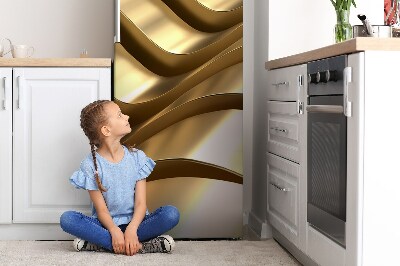 Magnetic fridge cover Golden elements