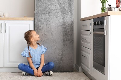 Magnetic fridge cover Gray concrete