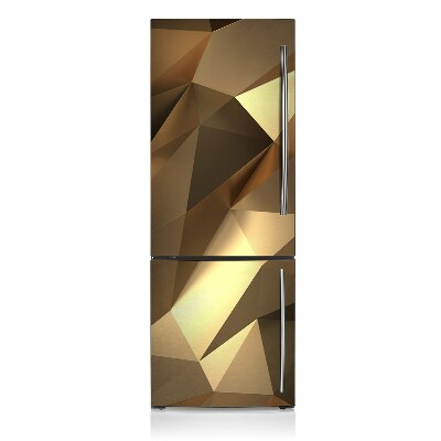 Magnetic fridge cover Golden foil