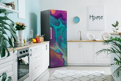 Magnetic fridge cover Colorful pattern