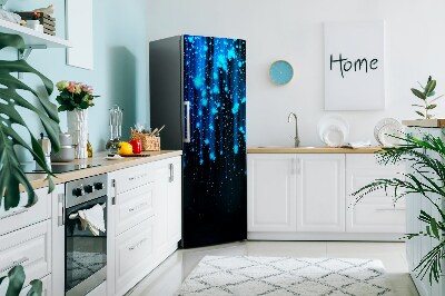 Magnetic fridge cover Blue pieces