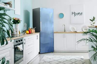 Magnetic fridge cover Abstract blue