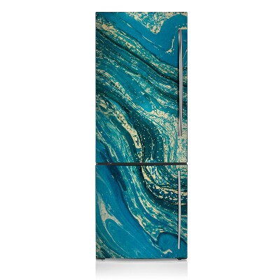 Magnetic fridge cover Abstract blue