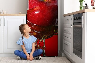 Magnetic fridge cover Red apple