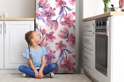 Magnetic fridge cover Pastel flowers