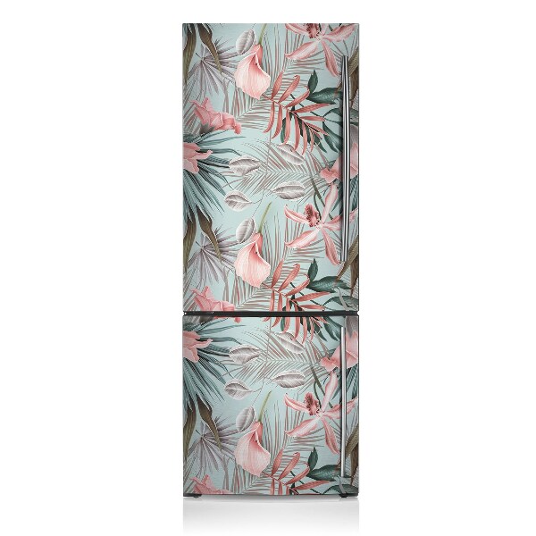 Magnetic fridge cover Pastel flowers