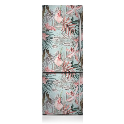 Magnetic fridge cover Pastel flowers