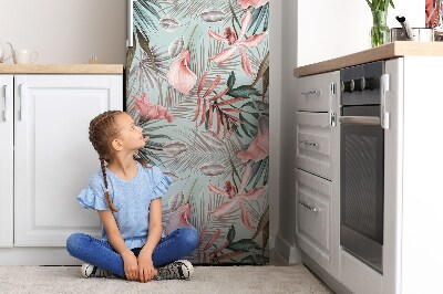 Magnetic fridge cover Pastel flowers