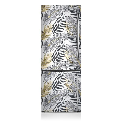 Magnetic fridge cover Palm leaves