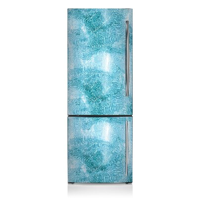 Magnetic fridge cover Tropical pattern