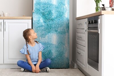 Magnetic fridge cover Tropical pattern