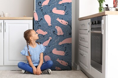 Decoration fridge cover Cats from fairy tales