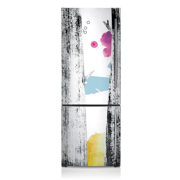 Decoration fridge cover Forest fragment