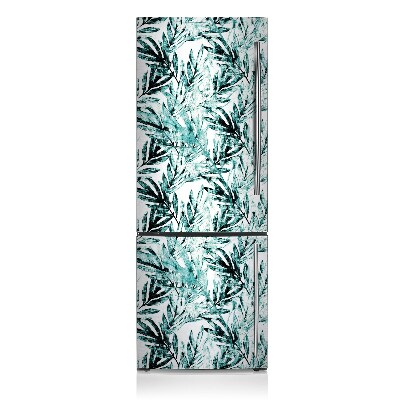 Decoration fridge cover Tropical palm