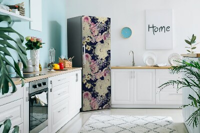 Decoration fridge cover Baroque flowers