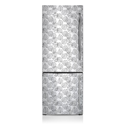 Magnetic fridge cover Leaf pattern