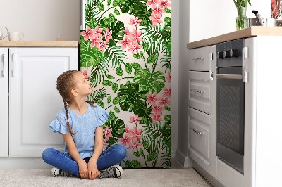 Magnetic fridge cover Hibiscus