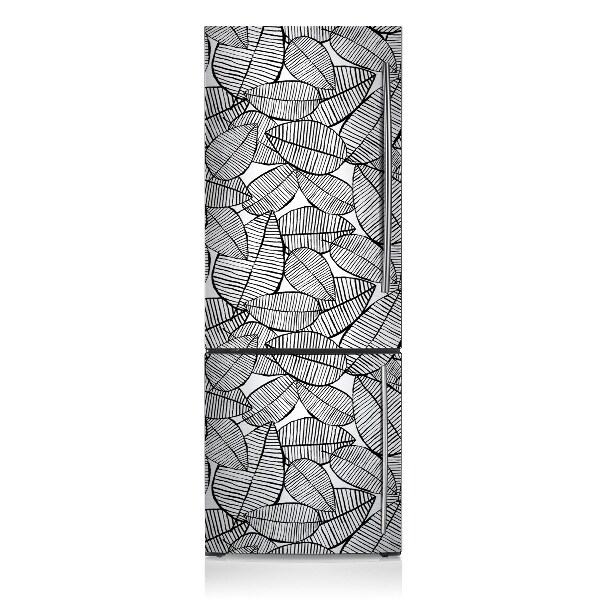 Magnetic fridge cover Tropical pattern