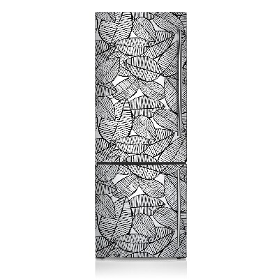 Magnetic fridge cover Tropical pattern