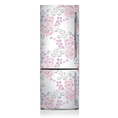 Magnetic fridge cover Floral pattern