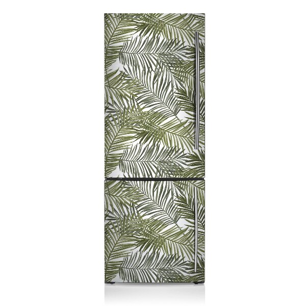 Magnetic fridge cover Exotic leaves