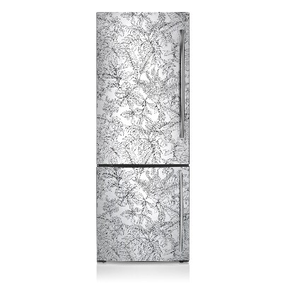 Magnetic fridge cover Tropical sketch