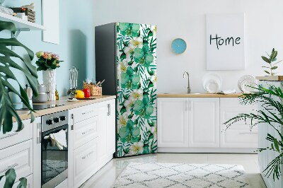 Magnetic fridge cover Pastel flowers