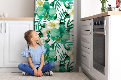 Magnetic fridge cover Pastel flowers