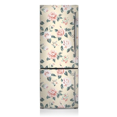 Magnetic fridge cover Vintage roses