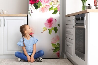 Magnetic fridge cover Spring flowers