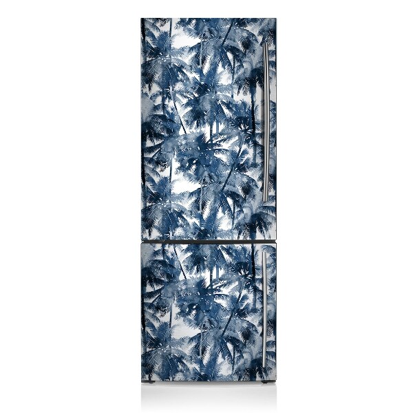 Magnetic fridge cover Tropical palm