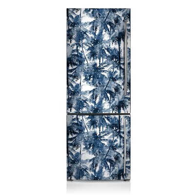 Magnetic fridge cover Tropical palm