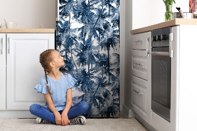 Magnetic fridge cover Tropical palm