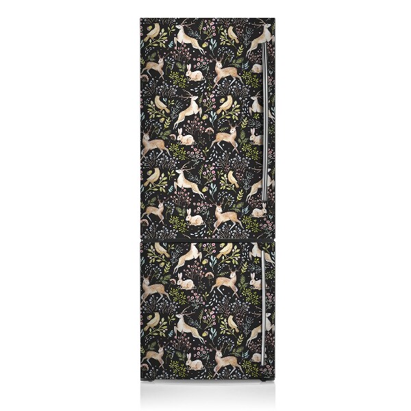 Magnetic fridge cover Animal forest