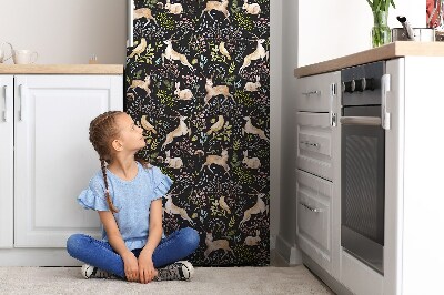 Magnetic fridge cover Animal forest