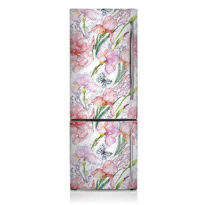 Magnetic fridge cover Peony flowers