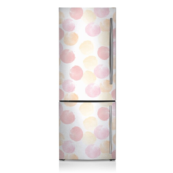 Magnetic fridge cover Pastel dots