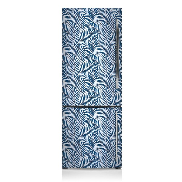 Magnetic fridge cover Geometric leaves