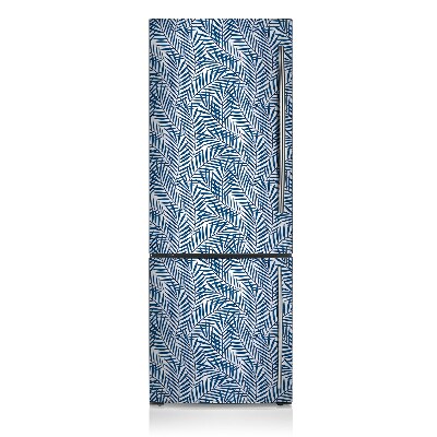 Magnetic fridge cover Geometric leaves